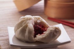 Chinese Steamed Buns with Char Siu Pork Filing (Char Siu Bao)
